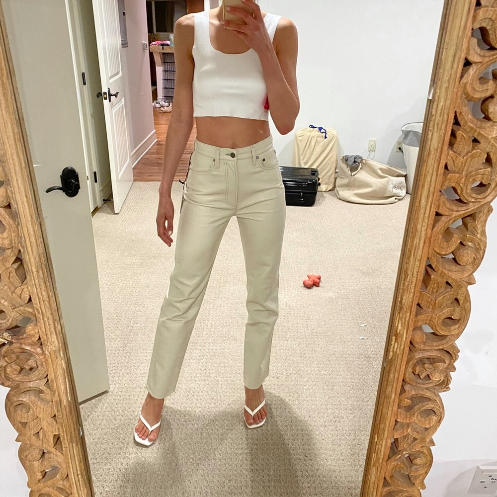 Agolde Faux Leather pants